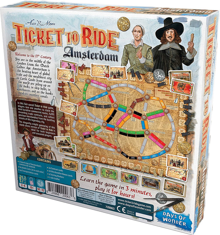 Days of Wonder – Ticket to Ride Amsterdam Brettspiel