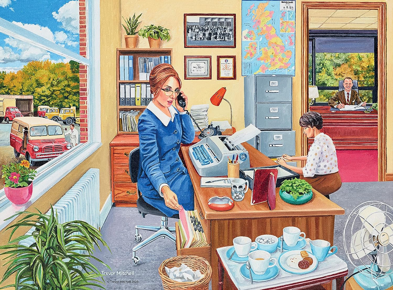 Ravensburger Happy Collection No.6 Nostalgic Work Day Memories 4x 500 Piece Jigsaw Puzzle
