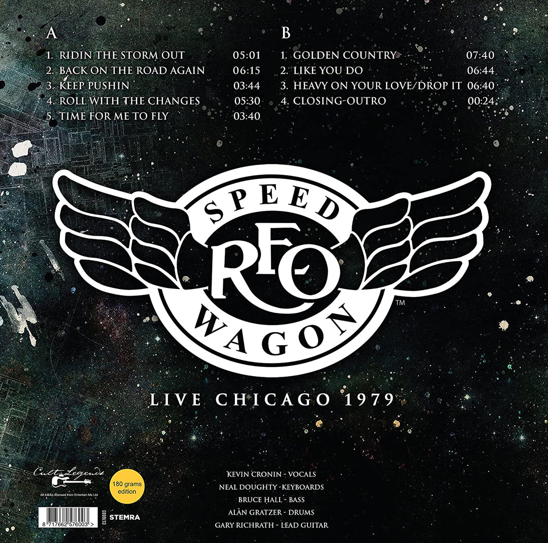 REO Speedwagon  - REO Speedwagon - Live Chicago 1979 LP [Vinyl]