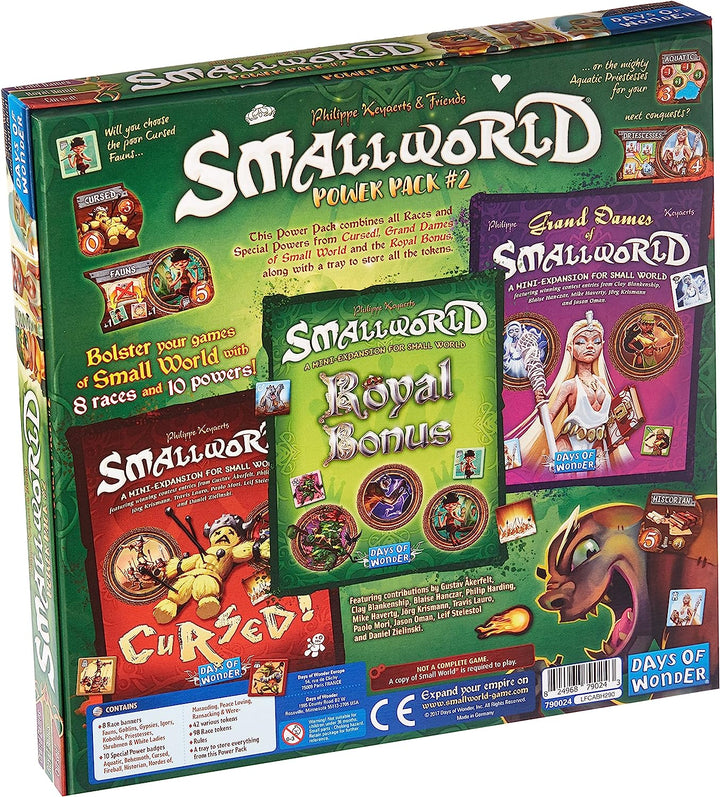 Days of Wonder DOW790024 Small World Race Collection: Cursed, Grand Dames & Royal, Multicoloured