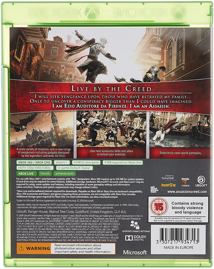 Assassins Creed II: Spiel des Jahres – Classics Edition (Xbox 360)