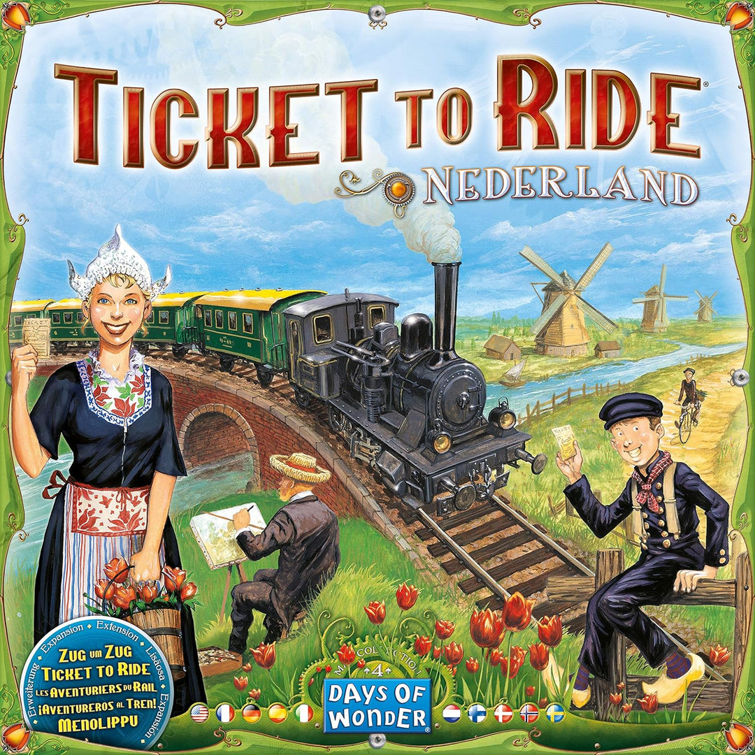 Tage des Wunders | Ticket to Ride Nederland Brettspiel-ERWEITERUNG | Brettspiel für Erwachsene und Familie | Zugspiel | Ab 8 Jahren | Für 2 bis 5 Spieler | Durchschnittliche Spielzeit 30–60 Minuten