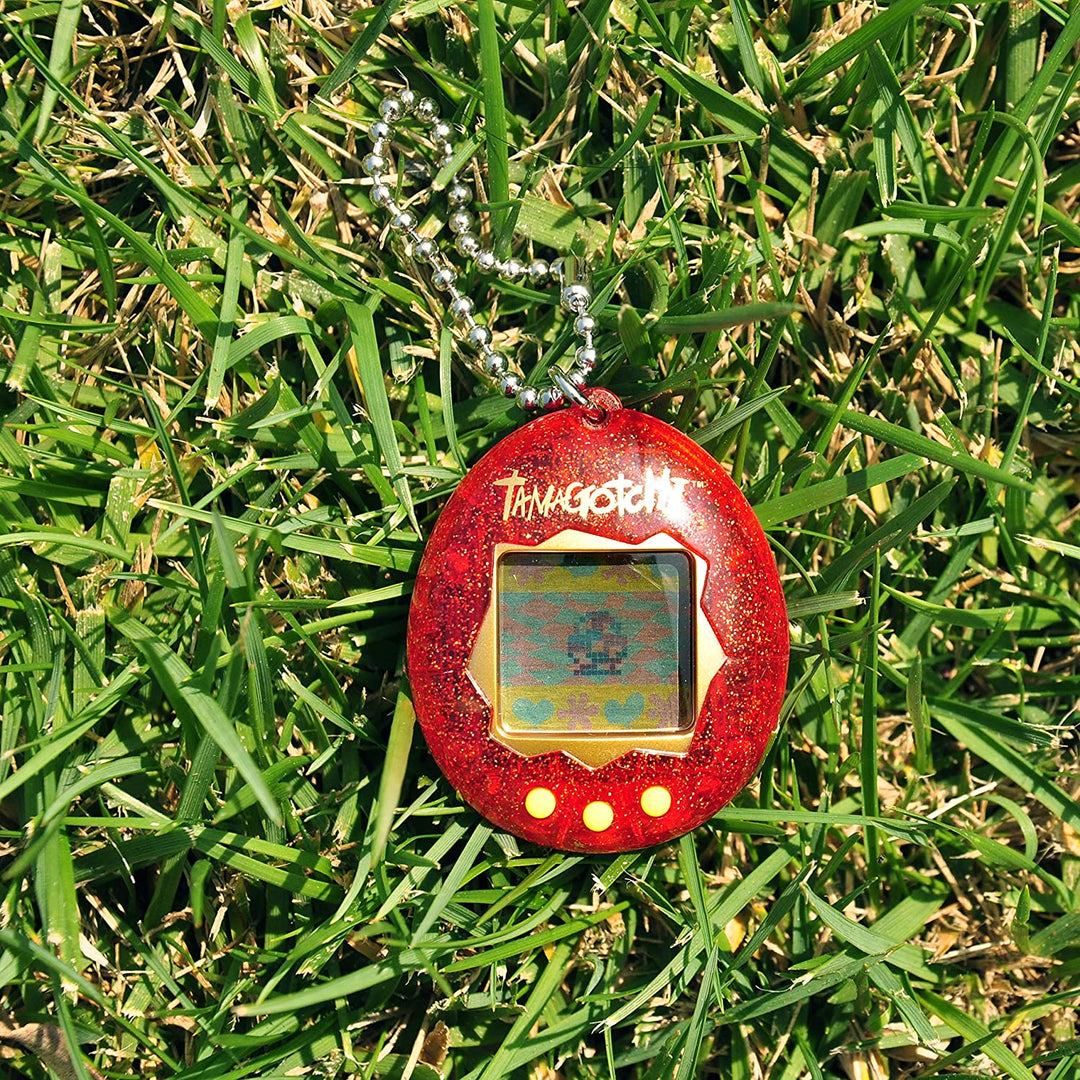 TAMAGOTCHI 42937NBNP Original Red Glitter, Multicolor