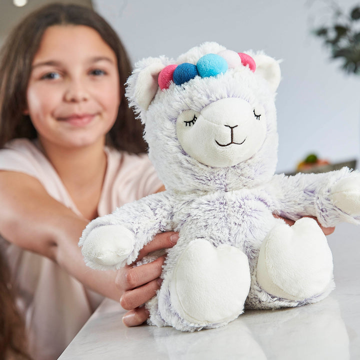 Warmies - Large 13" Marshmallow Llama Heatable Plush Toy