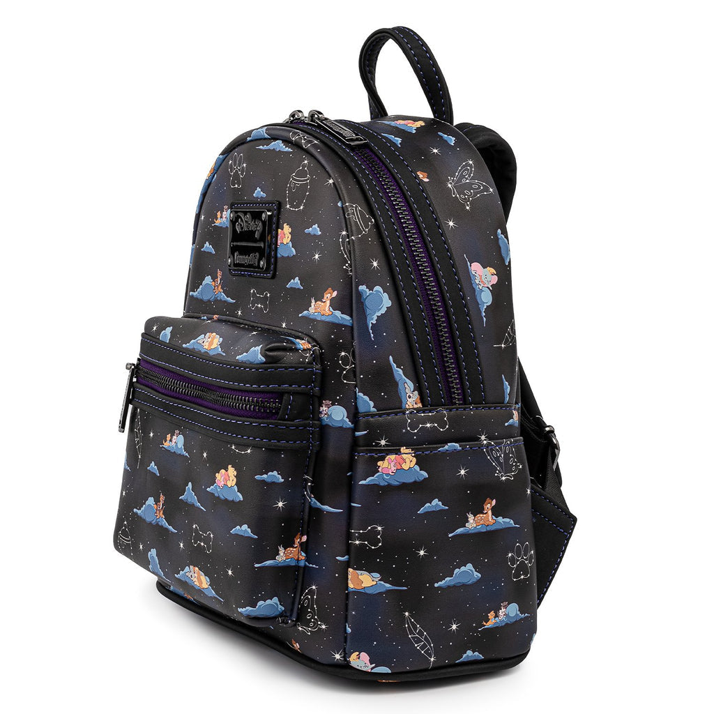 Loungefly Disney Classic Characters Clouds All Over Print Mini-Rucksack