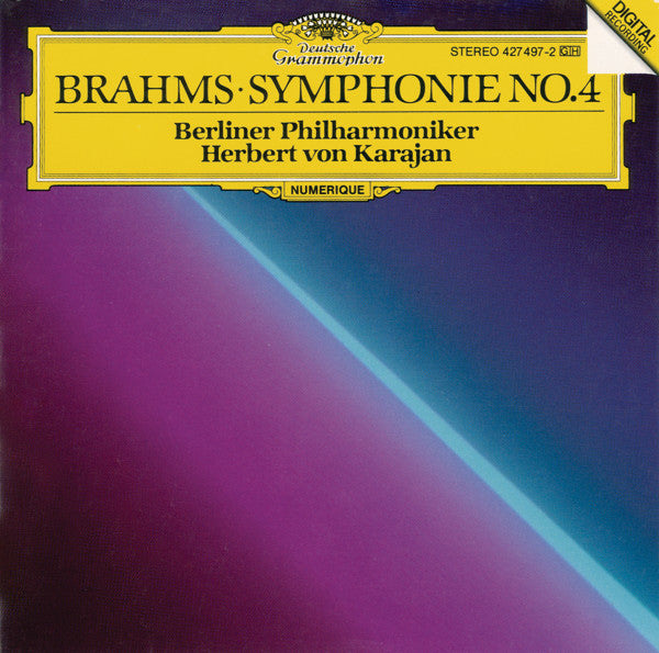 Brahms: Symphony No. 4 in E Minor, Op. 98 [Audio CD]