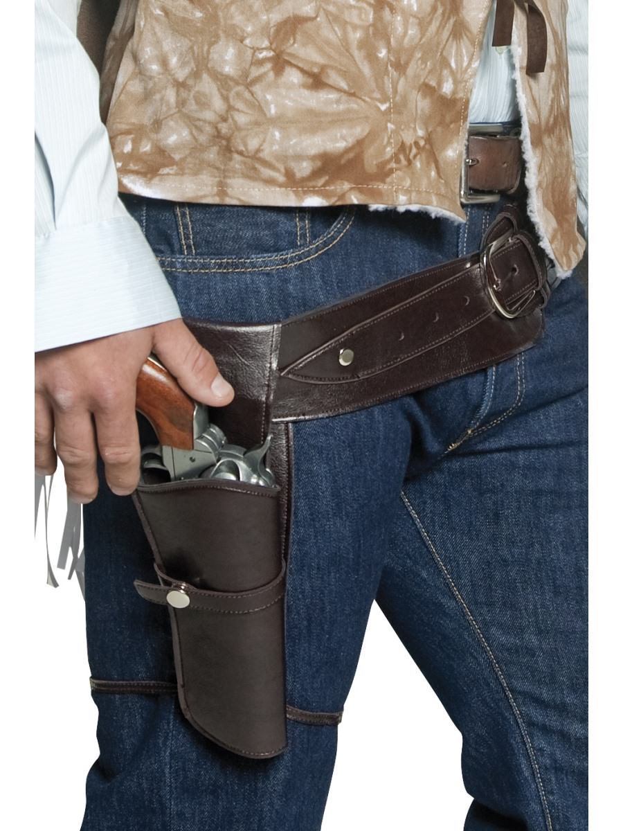 Smiffys Authentic Western Wandering Gunman Belt & Holster