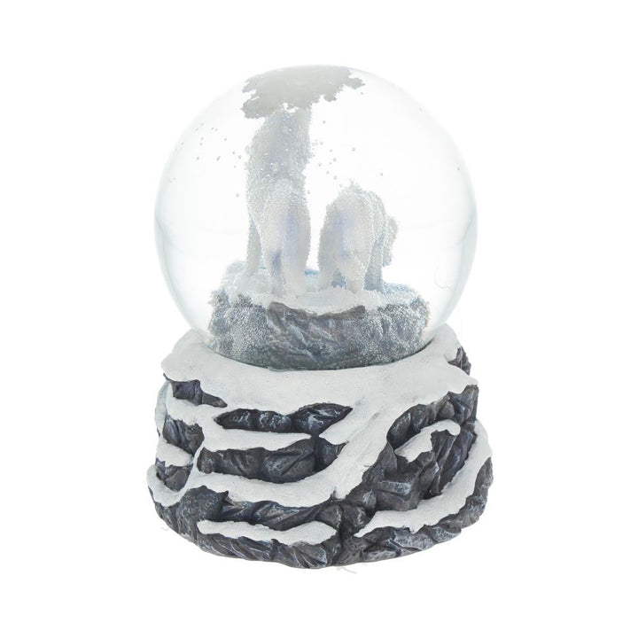 Nemesis Now B3652J7 Warriors of Winter Lisa Parker Schneekugel, 14,5 cm, Weiß, Kunstharz