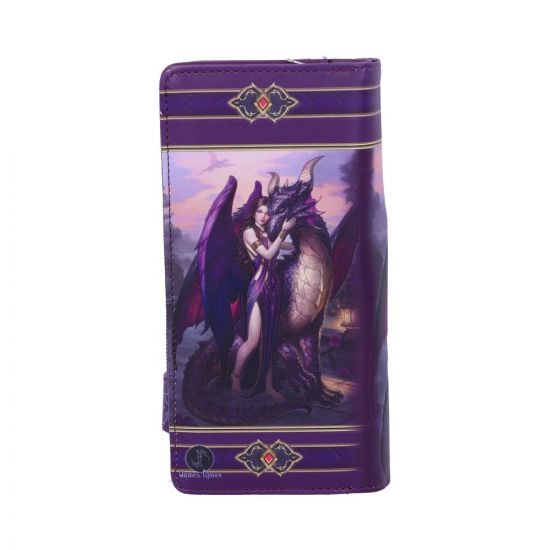 Nemesis Now Dragon Sanctuary James Ryman Embossed Purse 18.5cm Purple, PU, One S