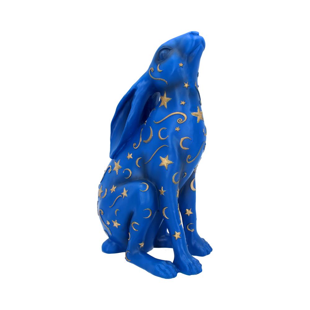 Nemesis Now Lepus Hasenfigur, Blau, 26 cm