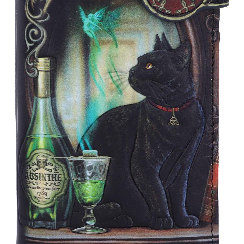 Nemesis Now B4863P9 Absinthe geprägte Geldbörse Lisa Parker 18,5 cm, PU, ​​Schwarz