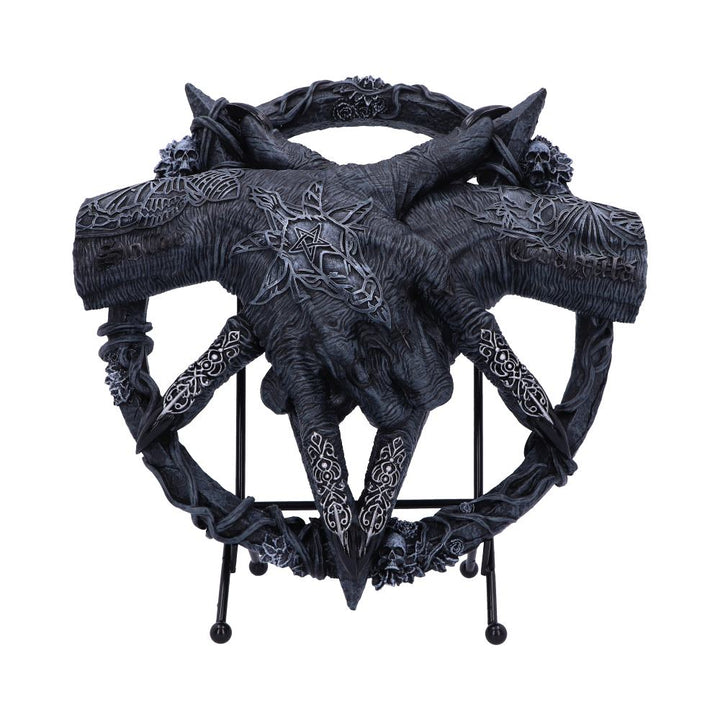 Nemesis Now Hold of Baphomet Hand Free Standing Plaque, Black, 24.5cm