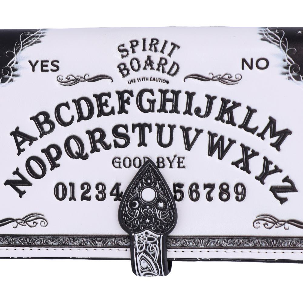 Nemesis Now White Spirit Board geprägte Ouija-Geldbörse, 18,5 cm