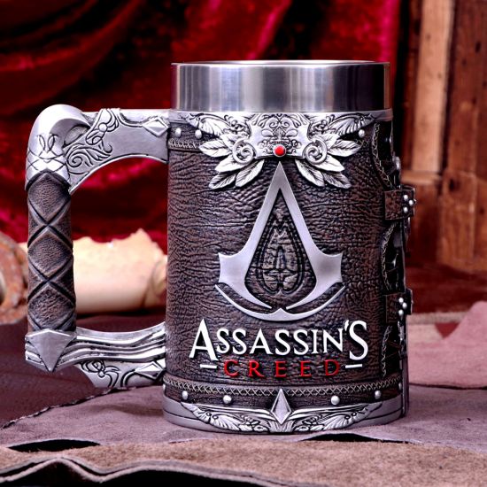 Officially Licensed Assassins Creed Brotherhood Brown Hidden Blade Game Tankard, Resin, 15.5cm