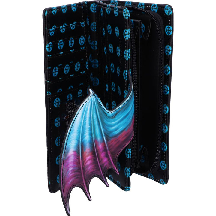 Nemesis Now Take Flight Purse Blue Dragon Wallet, 18.5cm