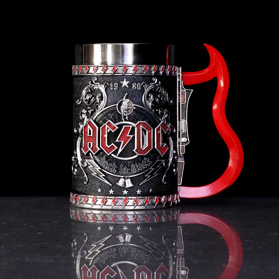 Nemesis Now offiziell lizenzierter ACDC Back in Black Humpenbecher, 16 cm