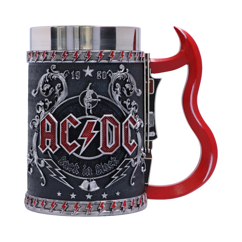 Nemesis Now Officially Licensed ACDC Back in Black Tankard Mug, 16cm