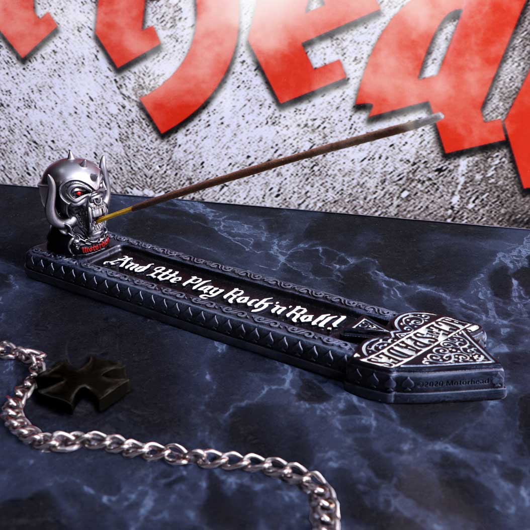 Nemesis Now Officially Licensed Motorhead Warpig Incense Stick Holder 25.5cm, Resin, Silver