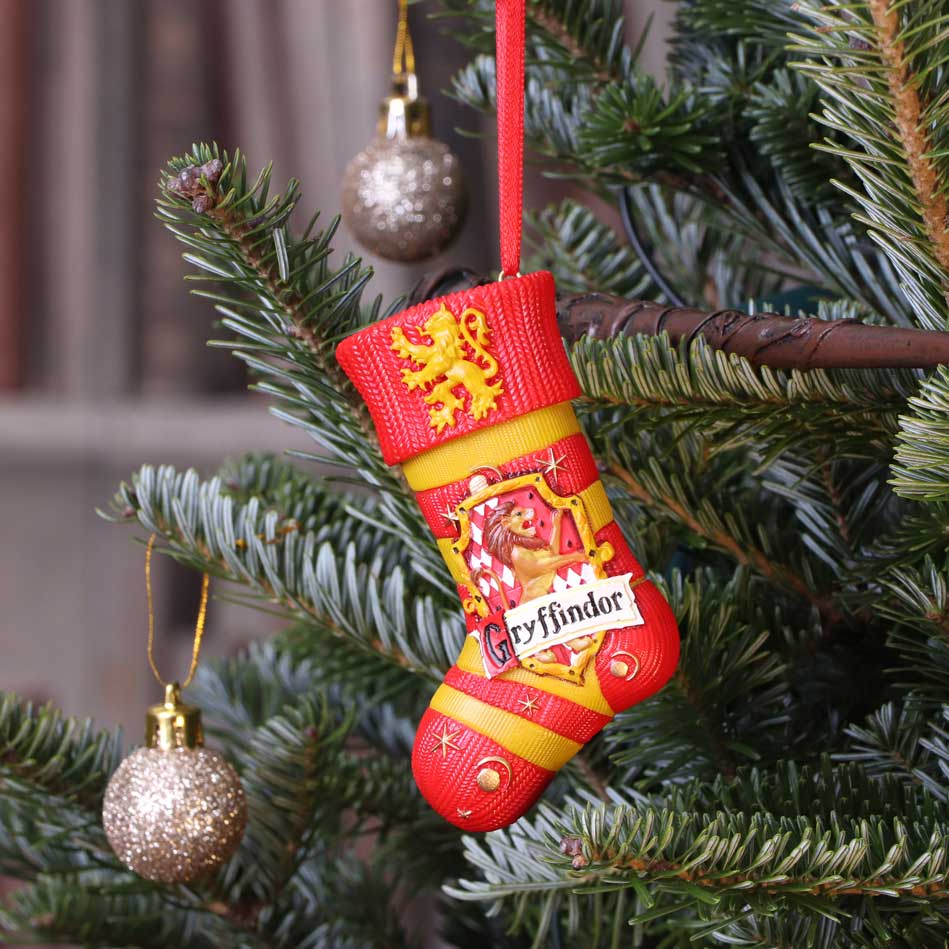 Nemesis Now Officially Licensed Harry Potter Gryffindor Stocking Hanging Ornamen