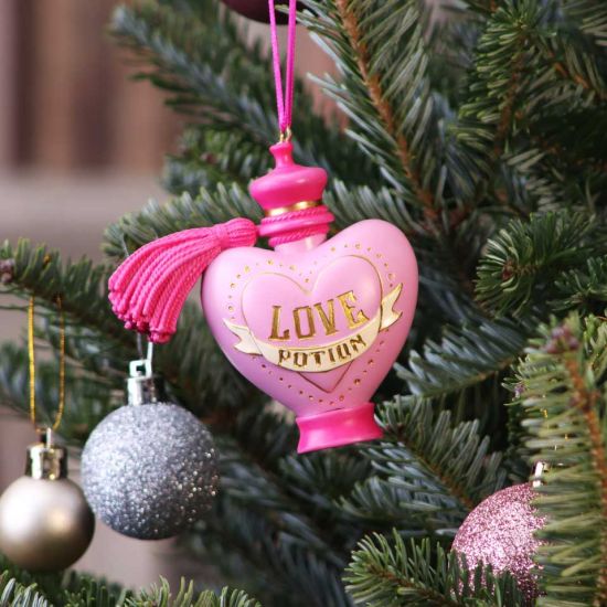 Nemesis Now Harry Potter Love Potion Hanging Ornament, Pink, 9cm