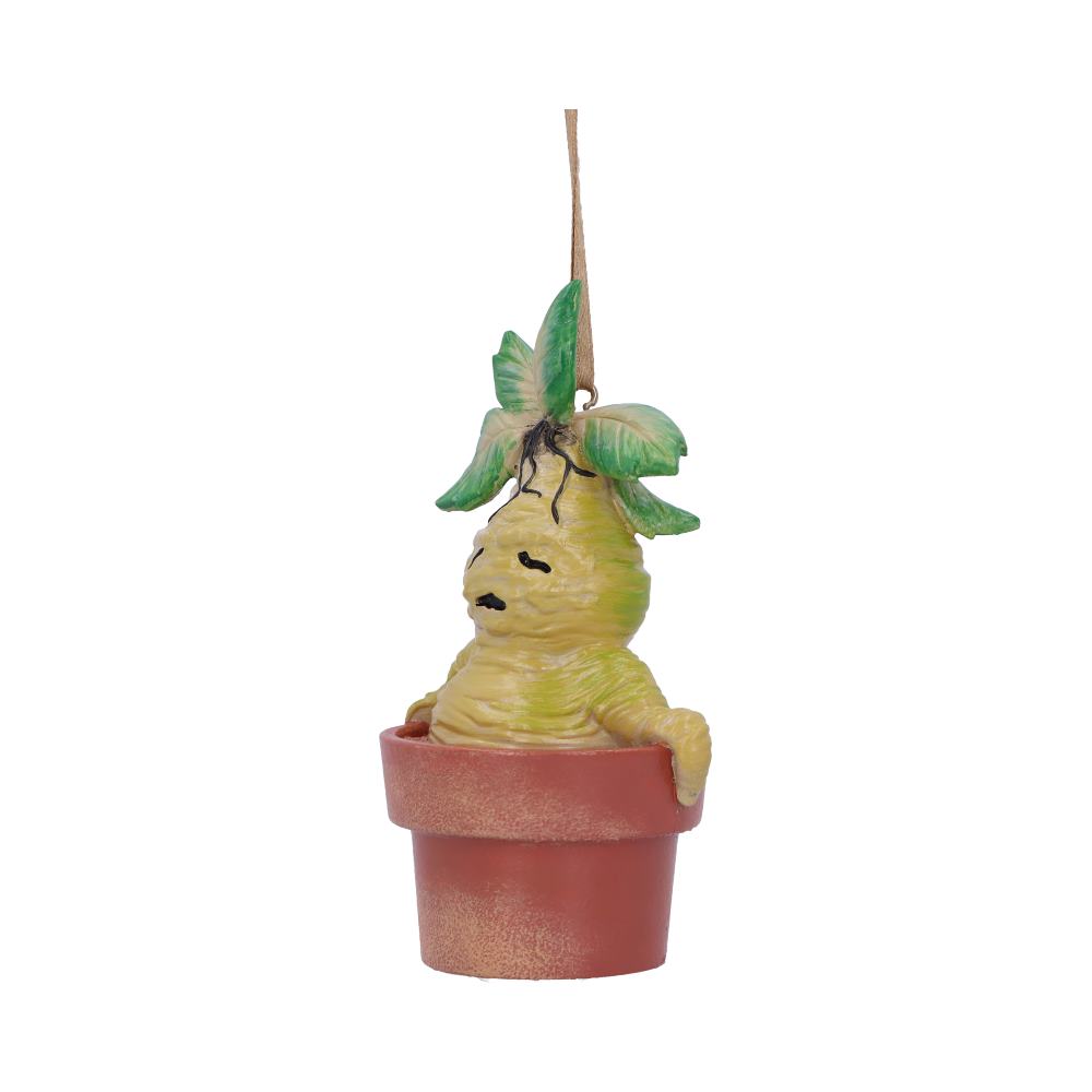 Nemesis Now Harry Potter Mandrake Plant Hanging Ornament, Resin, Green, 9.5cm