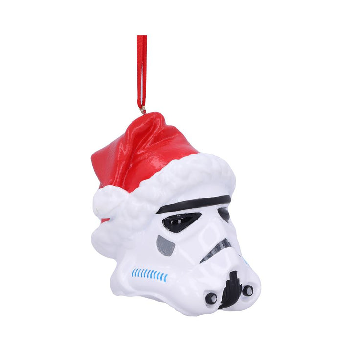 Nemesis Now Stormtrooper Weihnachtsmann-Mütze zum Aufhängen, 8,3 cm, Weiß