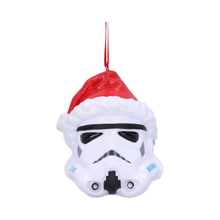 Nemesis Now Stormtrooper Santa Hat Hanging Ornament 8.3cm, White