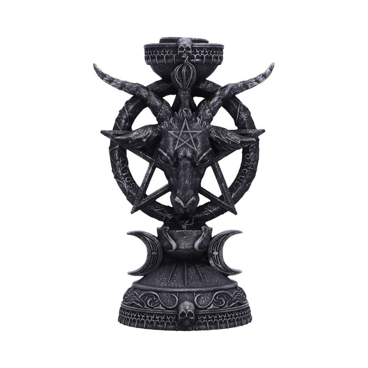 Nemesis Now Light of Baphomet Kerzenhalter 15,5 cm, Schwarz