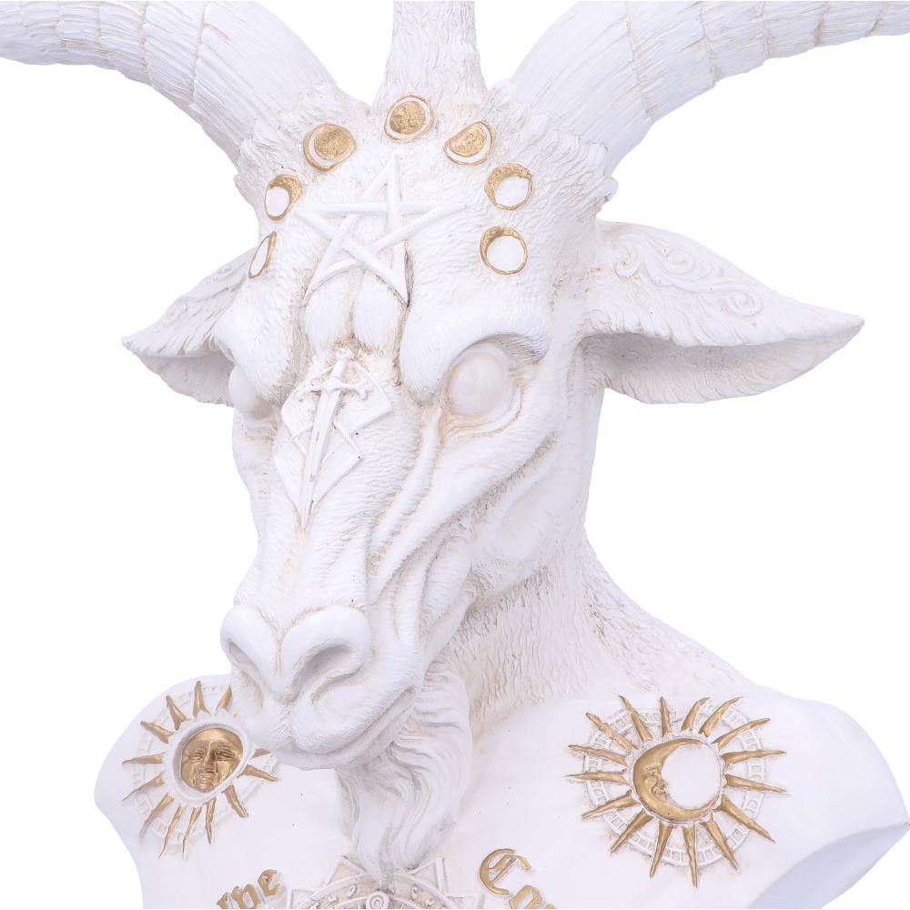 Nemesis Now Baphomet Bust (White) 33.5cm