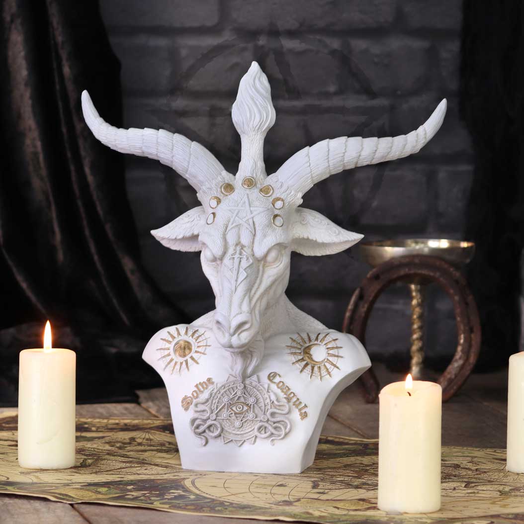 Nemesis Now Baphomet Bust (White) 33.5cm