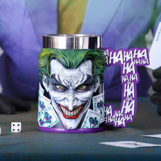 Nemesis Now Officially Licensed The Joker Tankard, Purple, 15.5cm, Resin