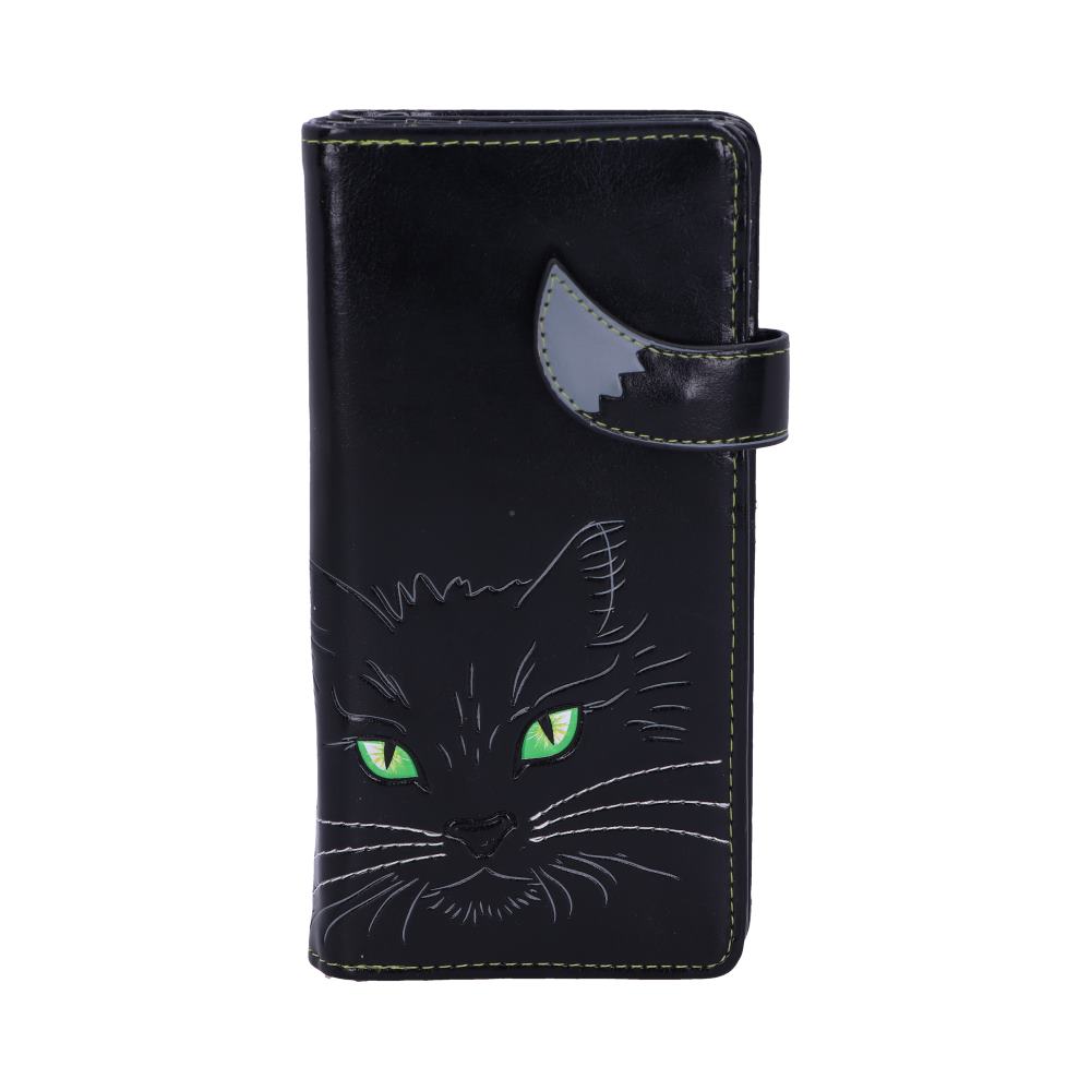 Nemesis Now Lucky Cat Geldbörse, 19 cm, Schwarz, PU, ​​18,5 cm