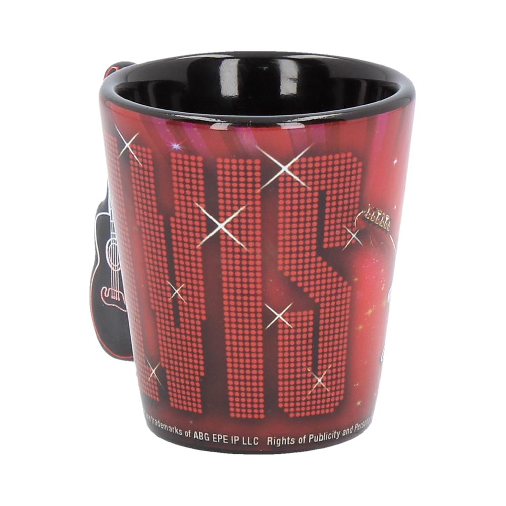 Nemesis Now C3625J7 Espresso Cup Elvis '68 3oz, Resin w/Stainless Steel, Red