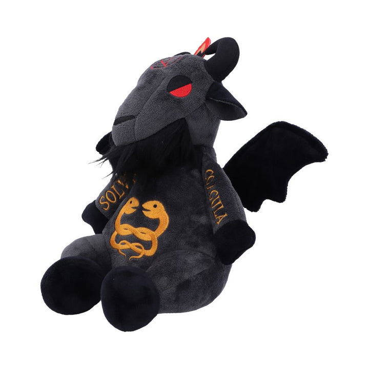 Nemesis Now Fluffy Fiends Baphomet Cuddly Plush Toy 22cm, Black