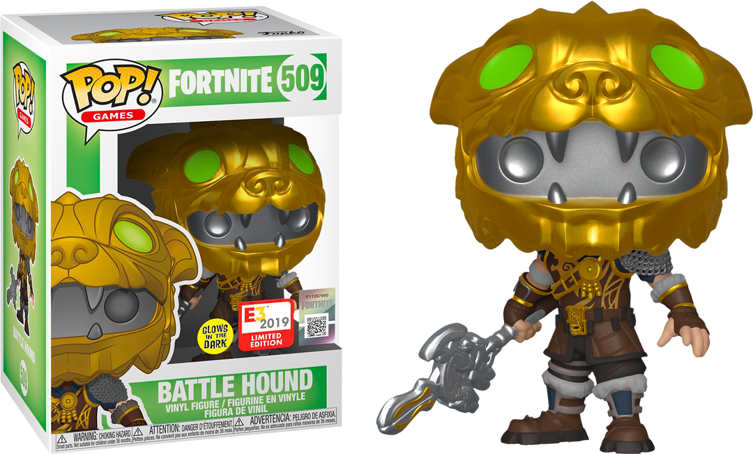 Fortnite Battle Hound GiTD E3 Exclusive Funko Pop! Vinile #509