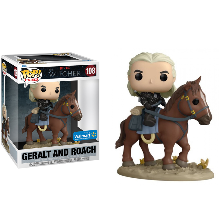 Netflix The Witcher Geralt & Roach Exclusive Funko 58902 Pop! Vinyl #108