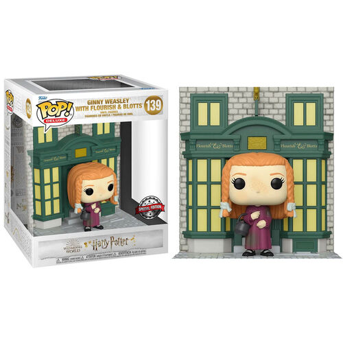 Harry Potter Winkelgasse – Ginny mit Flourish &amp; Blotts Store Exclusive Funko 57930 Pop! Vinyl Nr. 139