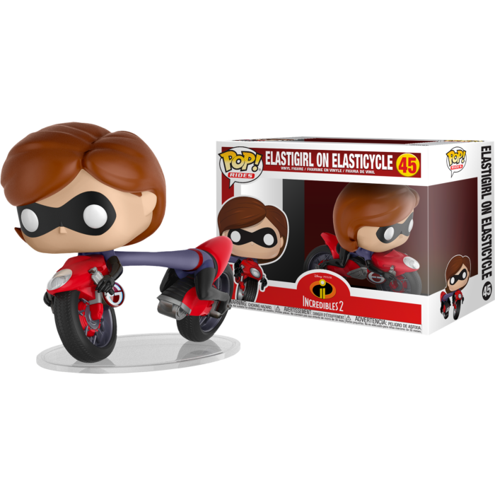 Incredibles 2 Elastigirl en Elasticycle Funko 29955 Pop! Vinilo #45