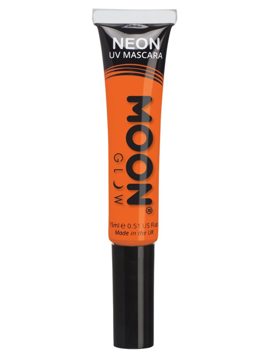 Smiffys Moon Glow Intense Neon UV Mascara - Arancione intenso - 15ml