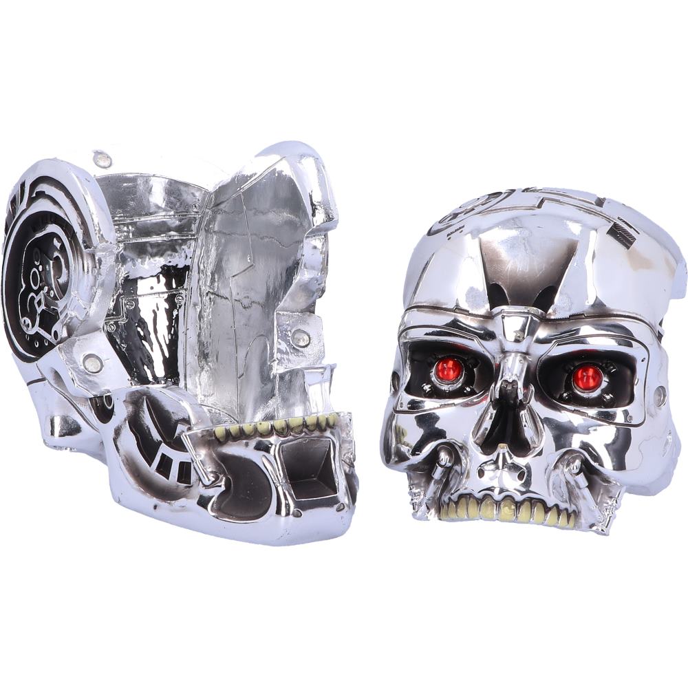 Nemesis Now T-Terminator Box 18 cm Silber, Harz