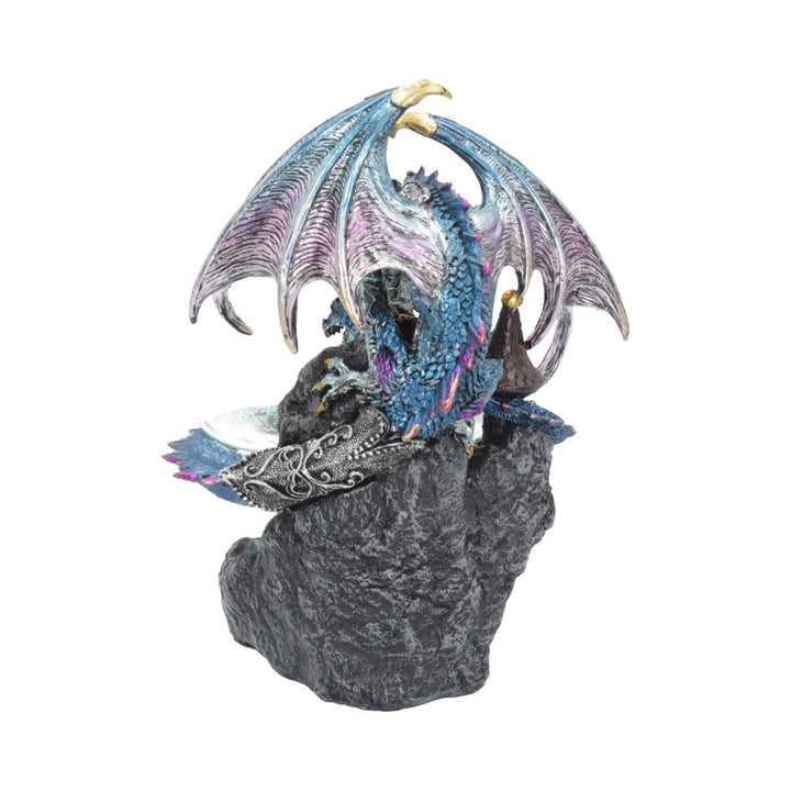 Nemesis Now Flame Savior Dragon Ölbrenner, Blau, 24 cm