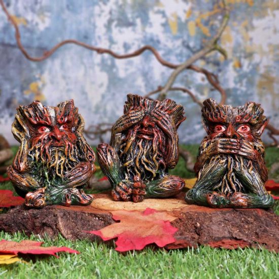 Nemesis Now Three Wise Tree Spirits 9.2cm, Brown