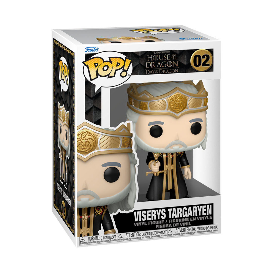 Game of Thrones House of the Dragon Viserys Targaryen Funko 65608 Pop! Vinyl Nr. 02