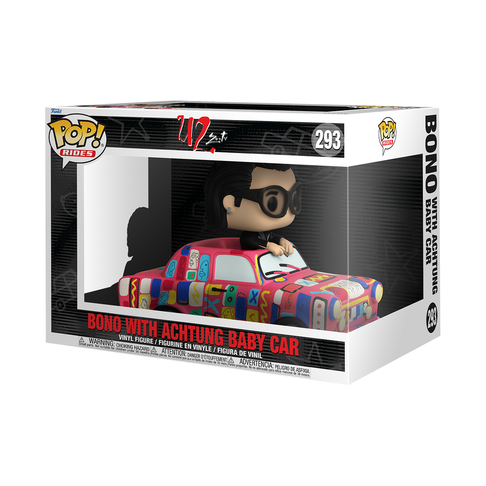 U2 – Achtung Babyauto mit Bono Funko 64031 Pop! Fahrten Nr. 293